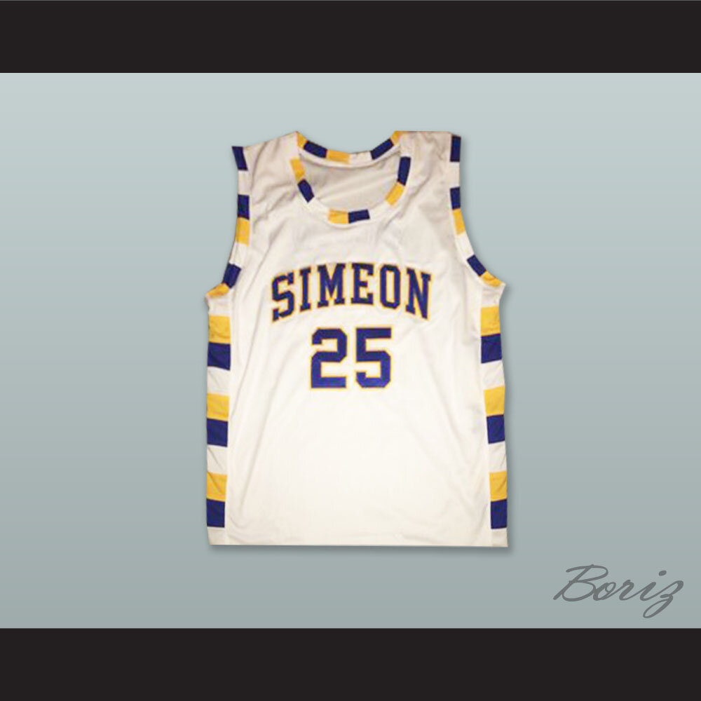 شيتوس Ben Wilson 25 Simeon Career Academy Wolverines White Basketball Jersey —  BORIZ شيتوس